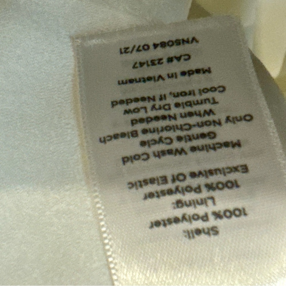Talbots Ivory Sheer Blouse with Metallic Dot Detail - Picture 6 of 7